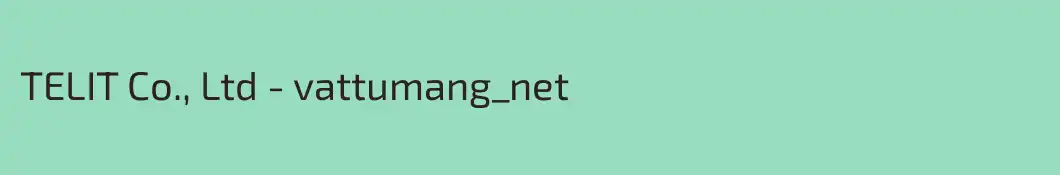 TELIT Co., Ltd - vattumang_net